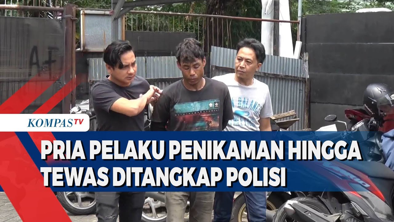 Pria Pelaku Penikaman Hingga Tew4s Ditangkap Polisi