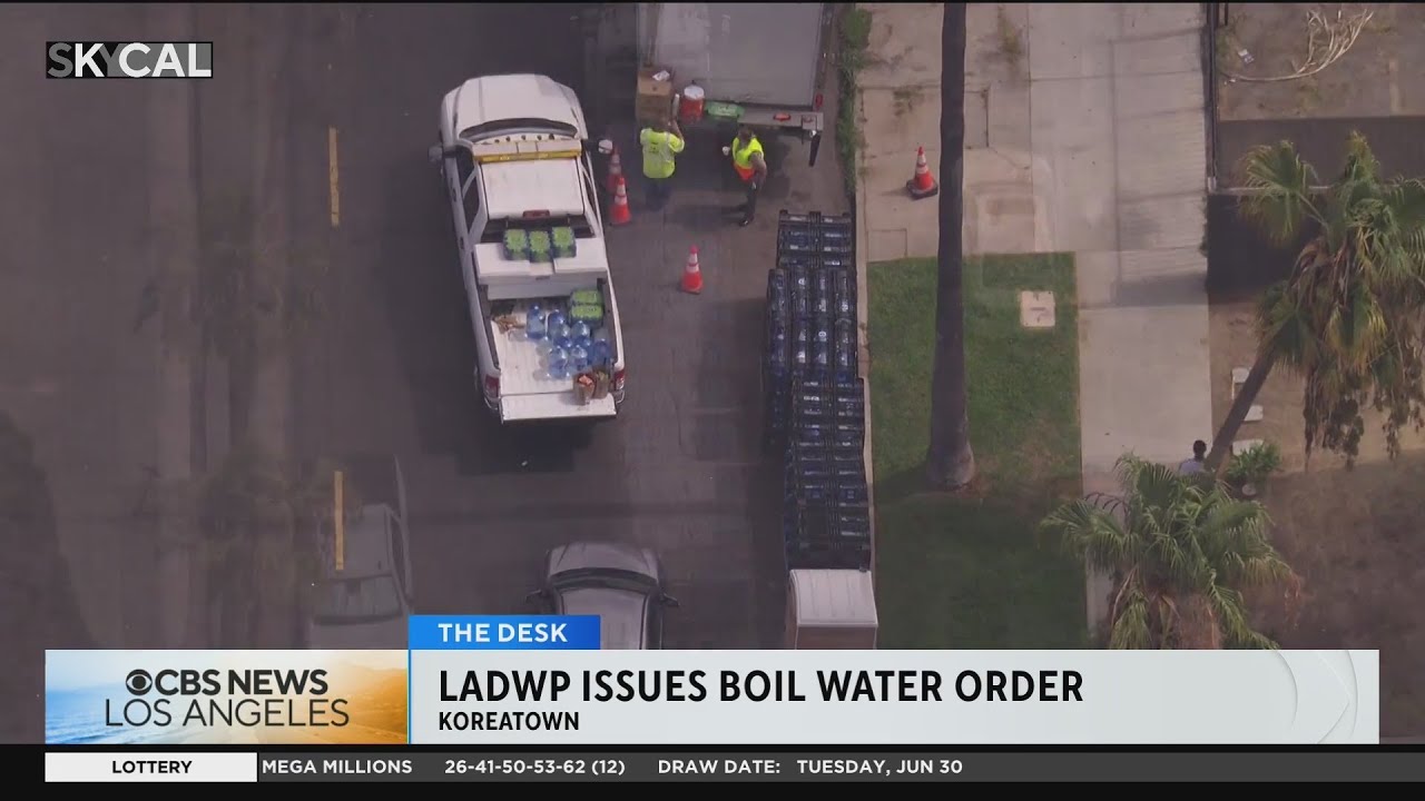 LADWP issues a boil water notice to a portion of Koreatown