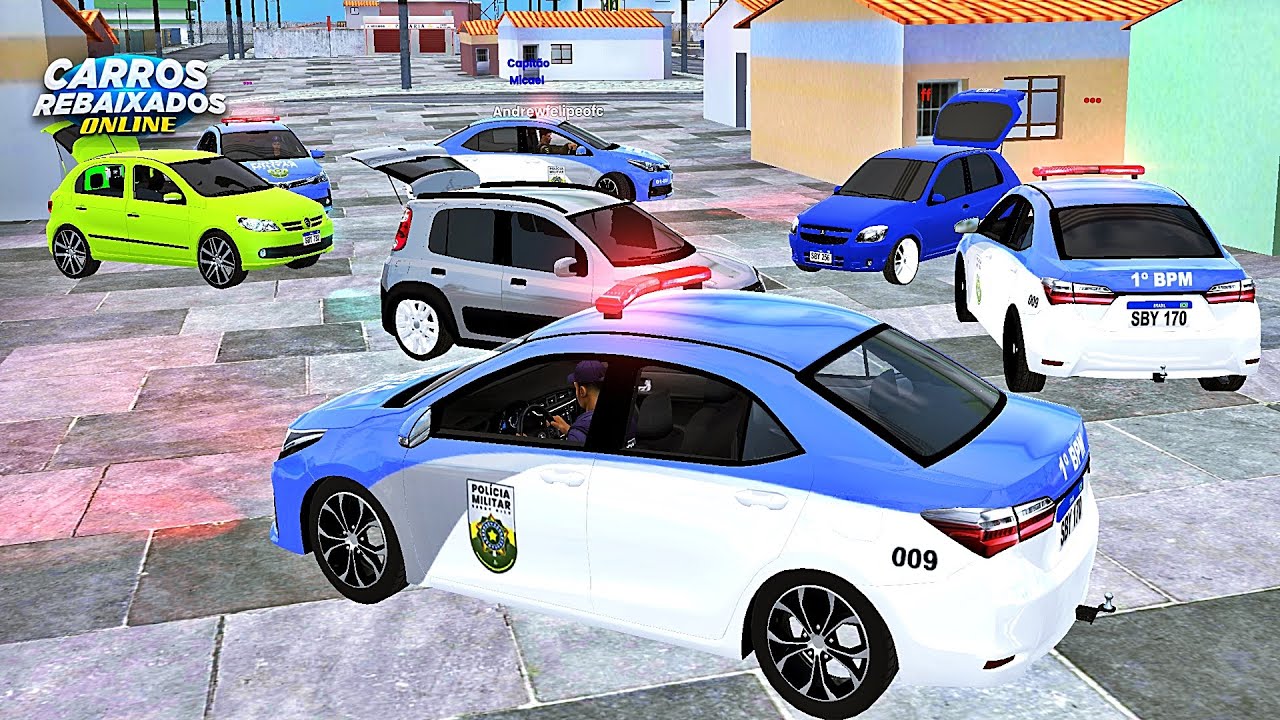 CARROS REBAIXADOS ONLINE | OPERAÇÃO MILITAR BUSCA 3 CARROS EM RACHA