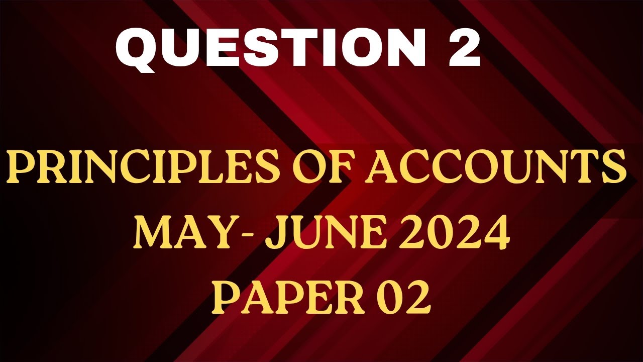 POA Paper 2 Solutions | May-June 2024