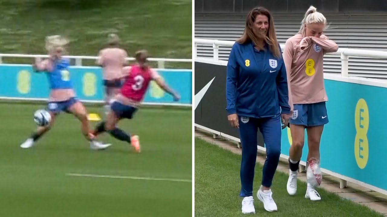 World Cup worry? Alex Greenwood injured during England training