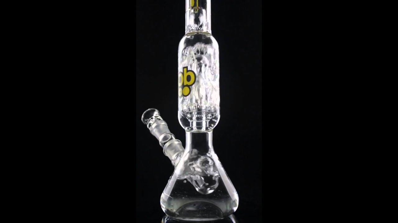 Zob Glass Diffused Beaker with Domed Circ Perc