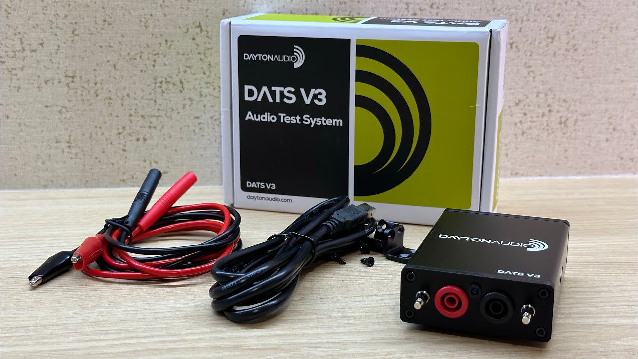 Unboxing e primeiro uso do medidor de imped&acirc;ncia de fones, Dayton DATS v3!#lab #earphones #audio
