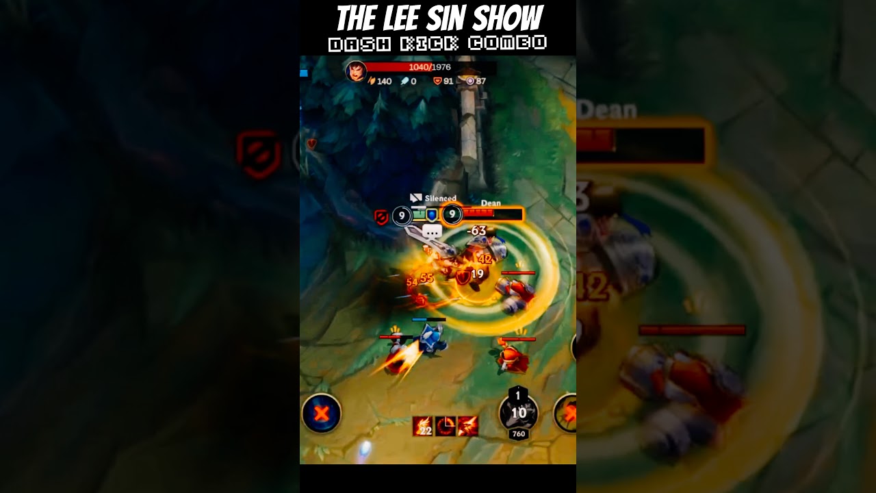 Lee Sin Play Dash Kick Combo - League of Legends Wild Rift