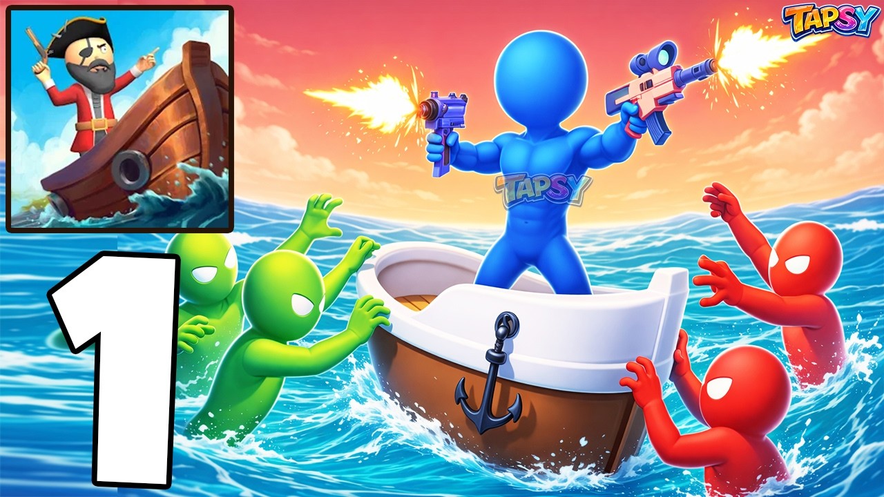 🛡️Island Defense Gameplay Walkthrough Part 1 - First Island Battle (Android,iOS)