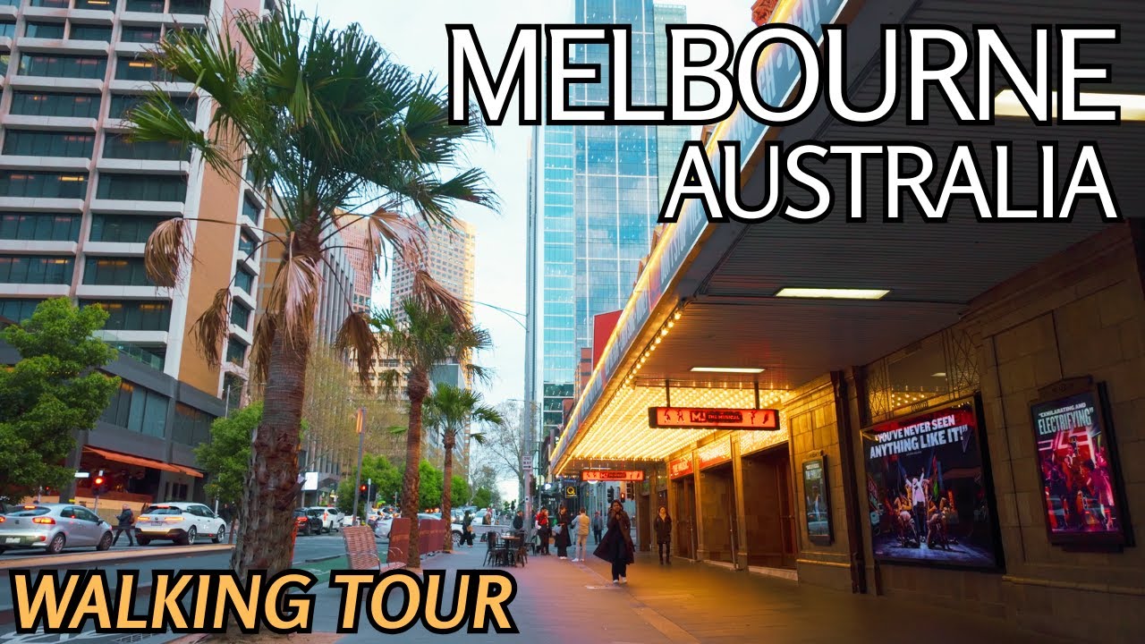 Melbourne CBD Walking Tour | Lonsdale and Exhibition St | Australia City 4K