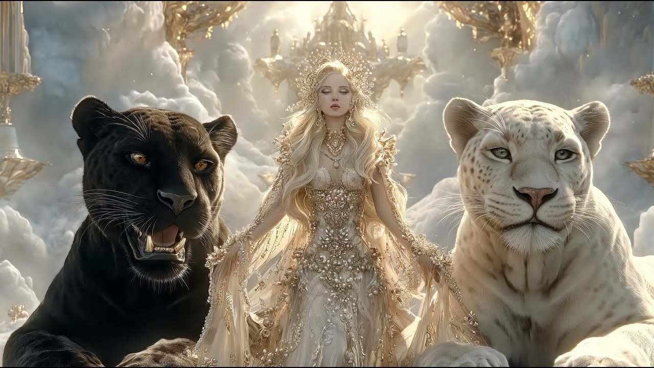 Grace of the Celestial Queen | Relaxing Fantasy Art & Music