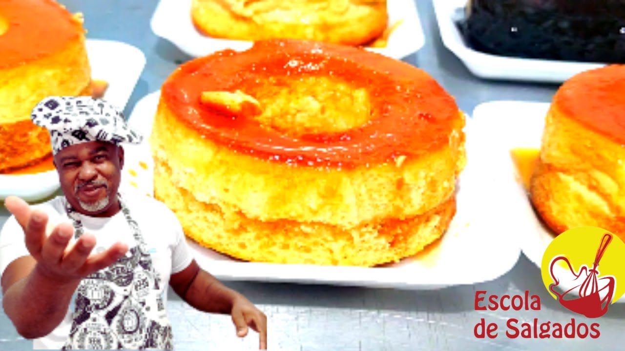 Como fazer mini bolo com pudim para o faça e venda