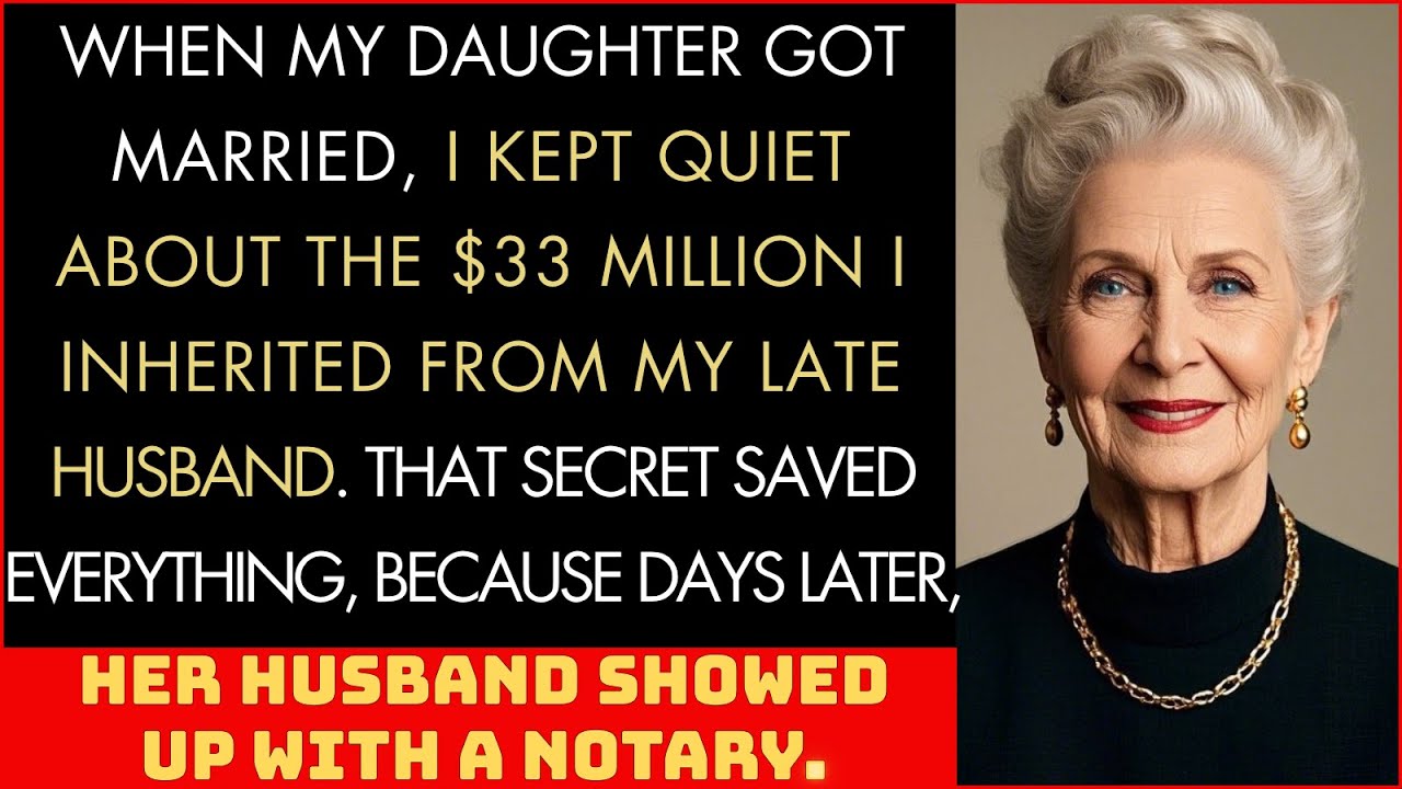 When My Daughter Got Married, I Kept Quiet About the $33 Million I Inherited from My Late Husband.
