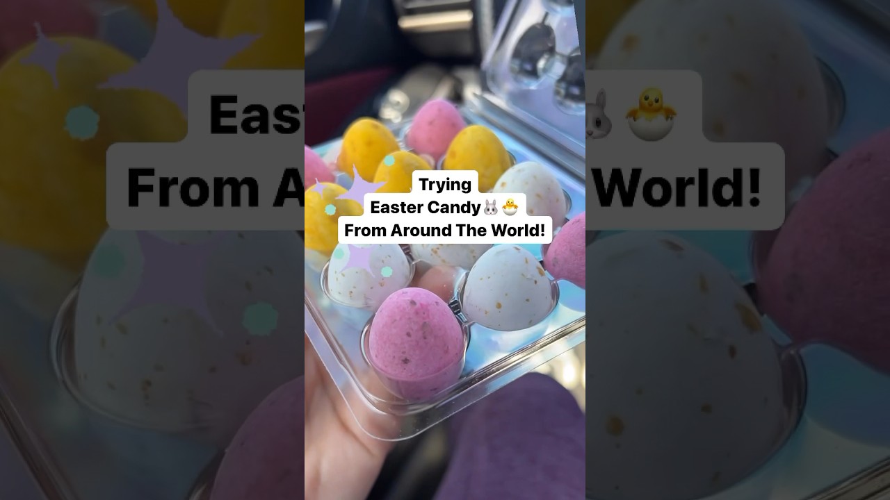 Trying 🐰🐣Easter Candy From Around The World!