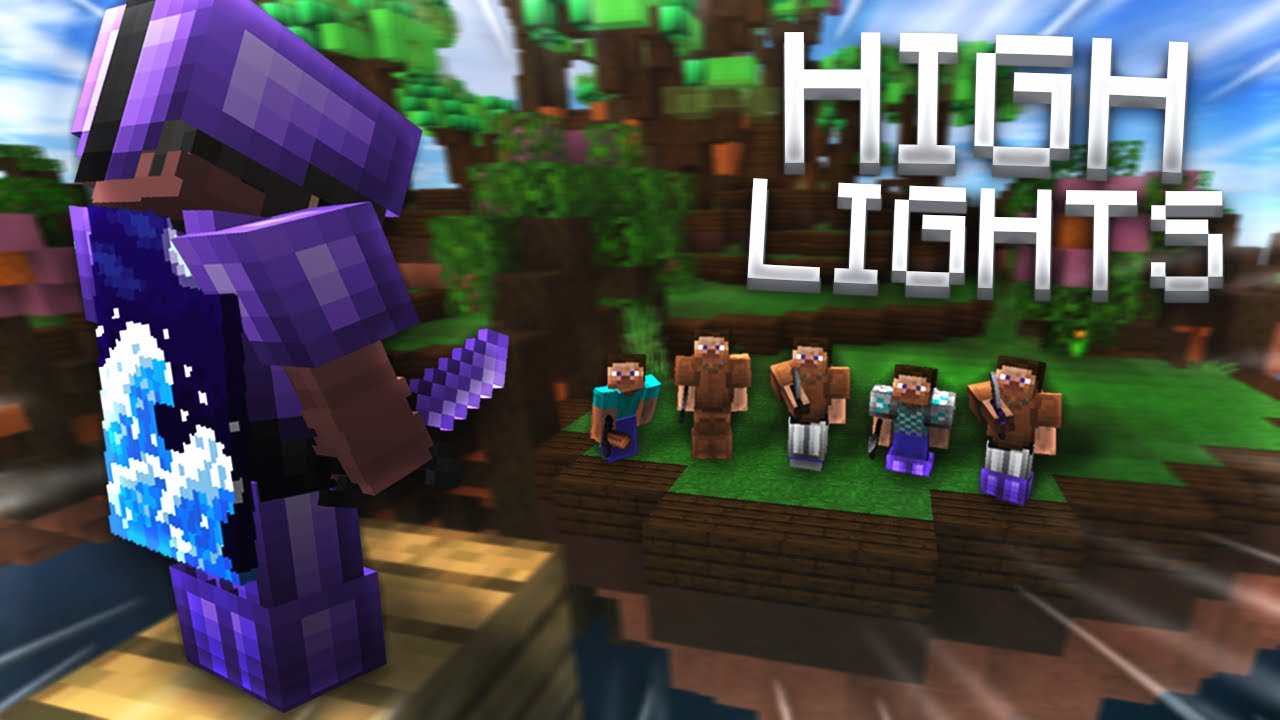 Solo queuing doubles games and destroying everyone | Skywars highlights