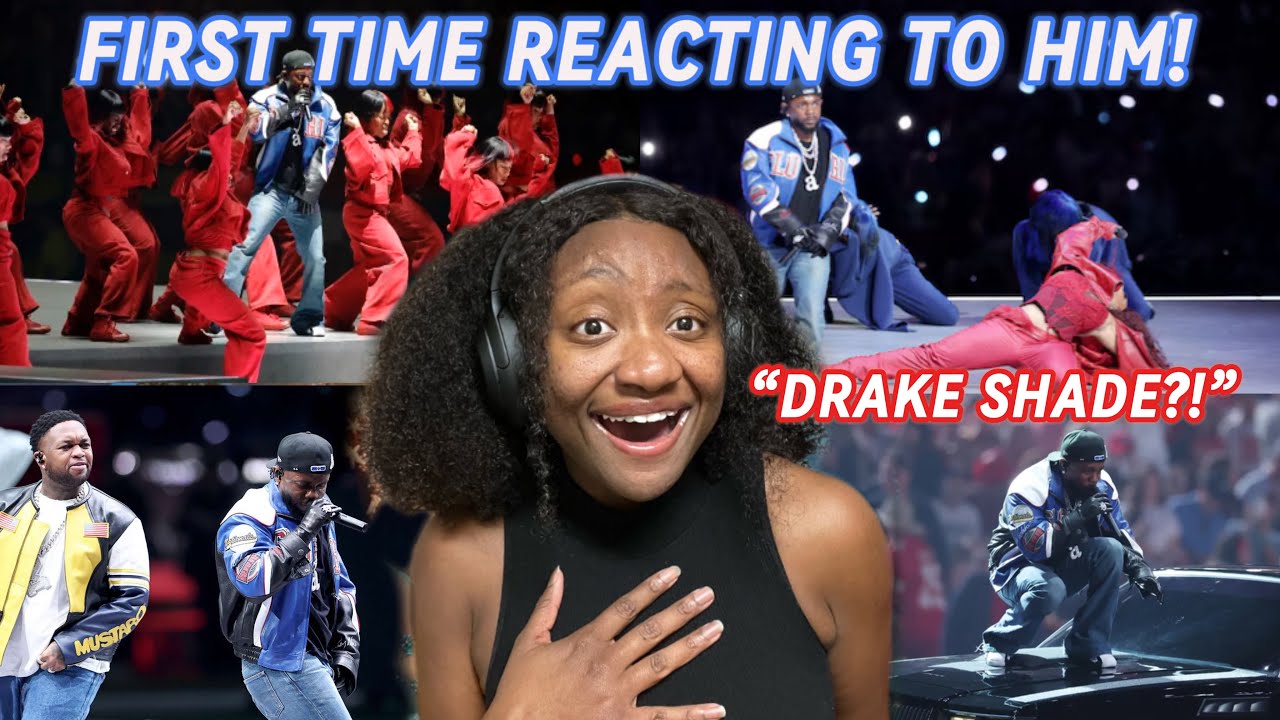 FIRST TIME reacting to Kendrick Lamar!! | Super Bowl Halftime Performance REACTION