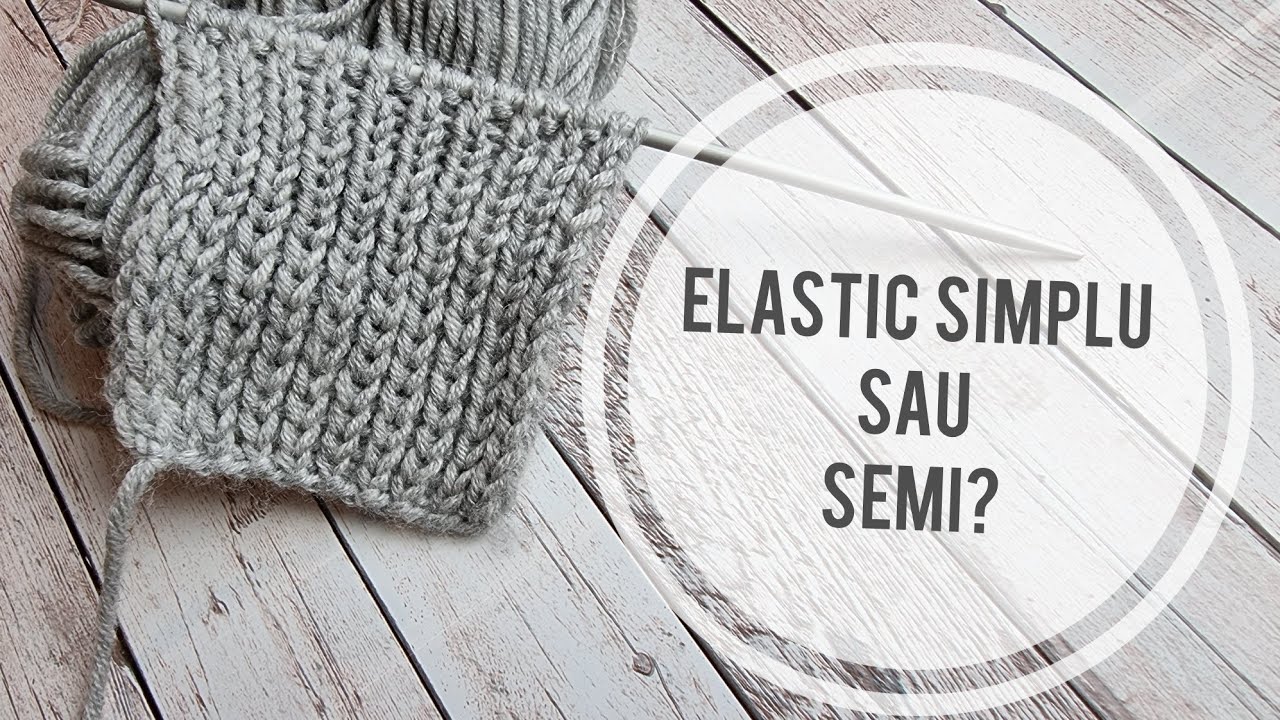 Semielastic tricotat