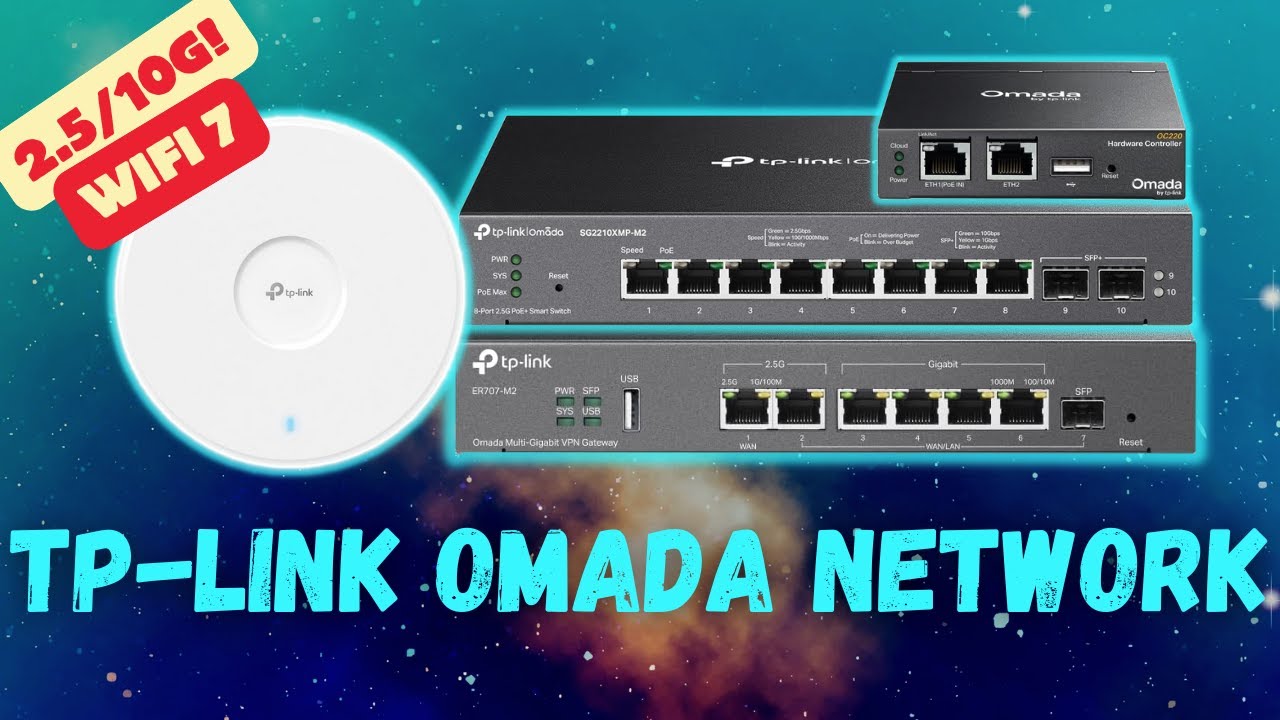 Бюджетная точка доступа Omada Wi-Fi 7 и коммутатор 2.5G | Полный сетевой стек