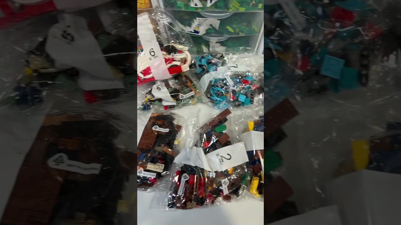 Getting ready to start the LEGO Viking ship build. Set 