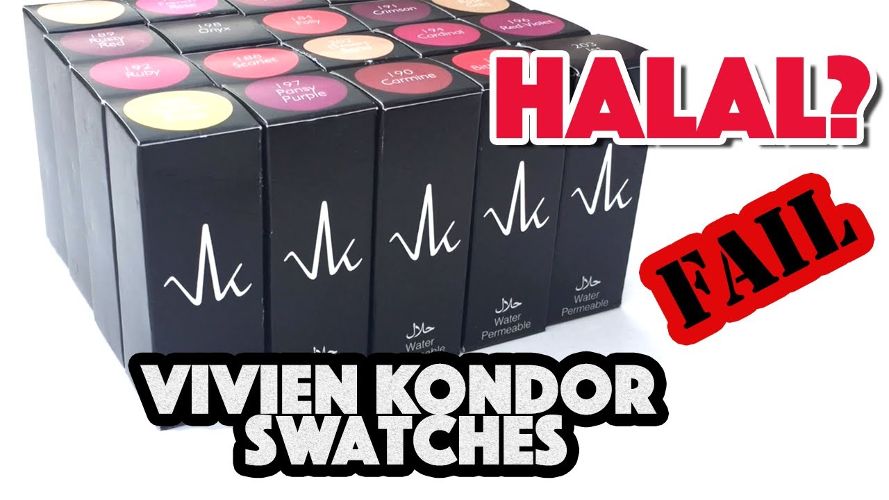 VIVIEN KONDOR NAIL POLISH SWATCH AND HALAL TEST! FAIL? - MixMatch