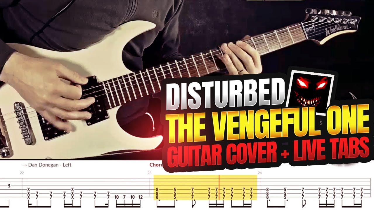 DISTURBED | The vengeful one guitar cover | all guitars | live TABS