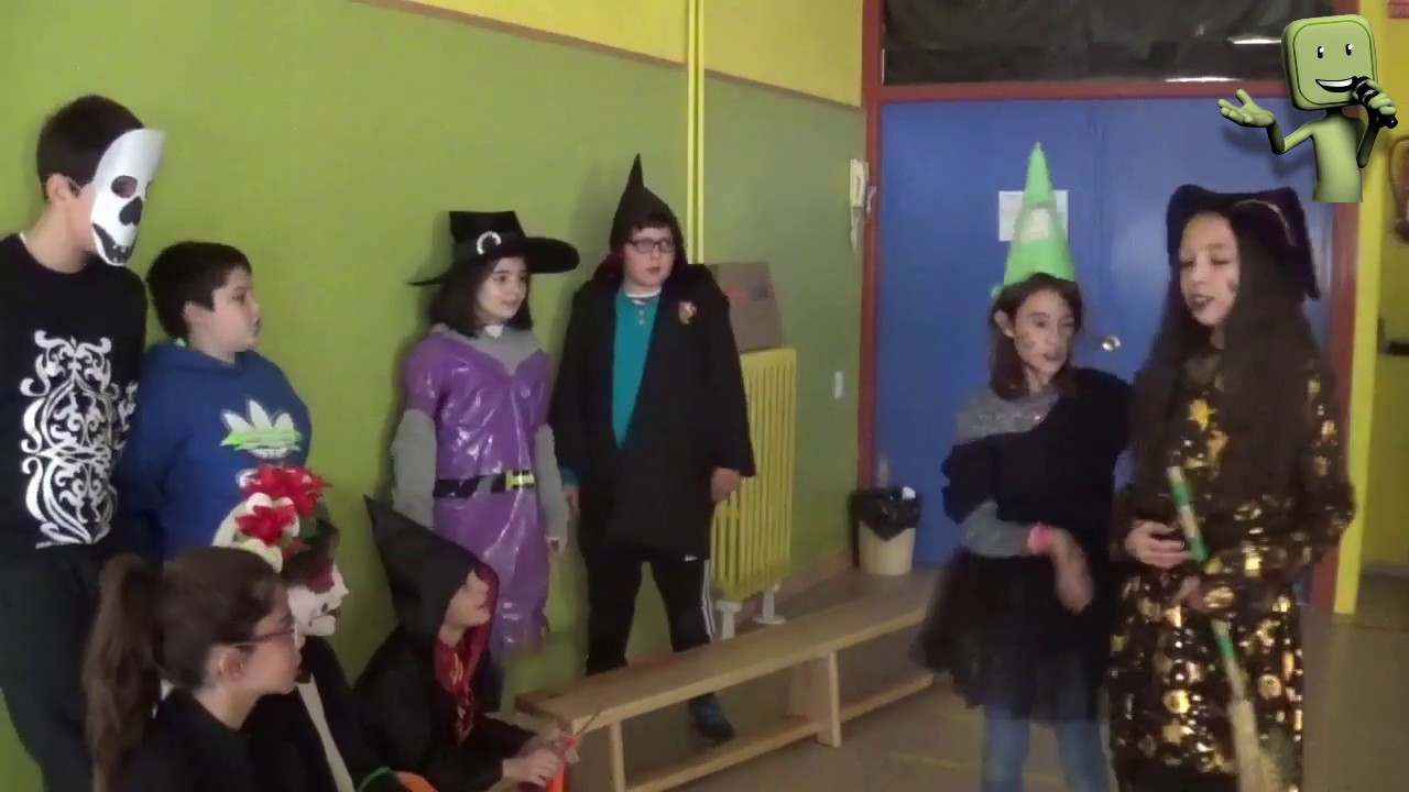 ACTUACIÓN DE HALLOWEEN EN EL COLEGIO AUGUSTA BILBILIS - CALATAYUD