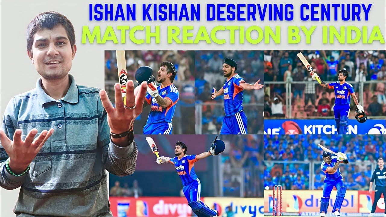 Match Reaction l Ishan Kishan Unstoppable Century 🥳 l India Win The T-20 series against NZ by 4-1😍