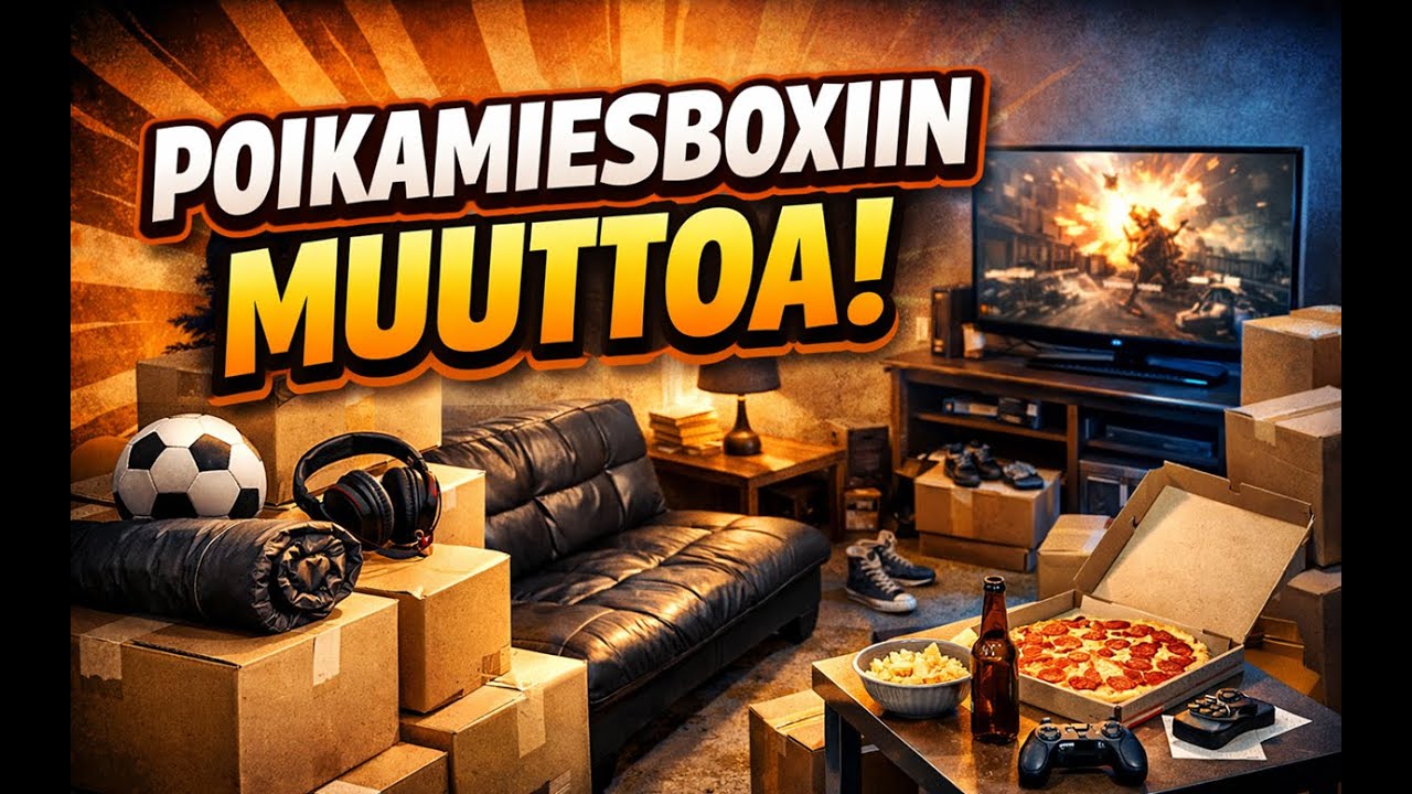 Poikamiesboxiin muuttoa!