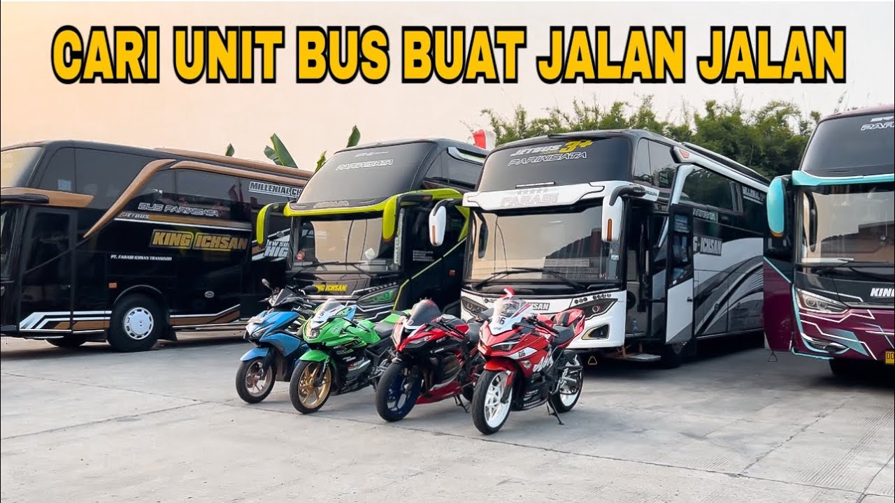 AKANG MV CARI UNIT BUS BASURI BUAT JALAN JALAN TEAM SEMVACK