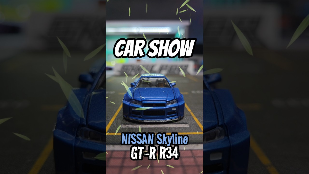 NISSAN Skyline GT-R R34!💙 KAIDO HOUSE Car Show!😱 