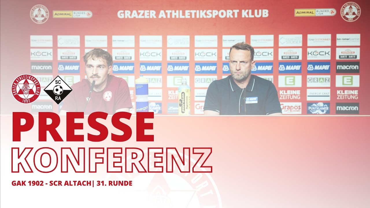 PK nach dem Heimspiel gegen den SCR Altach | 31. Runde ADMIRAL Bundesliga