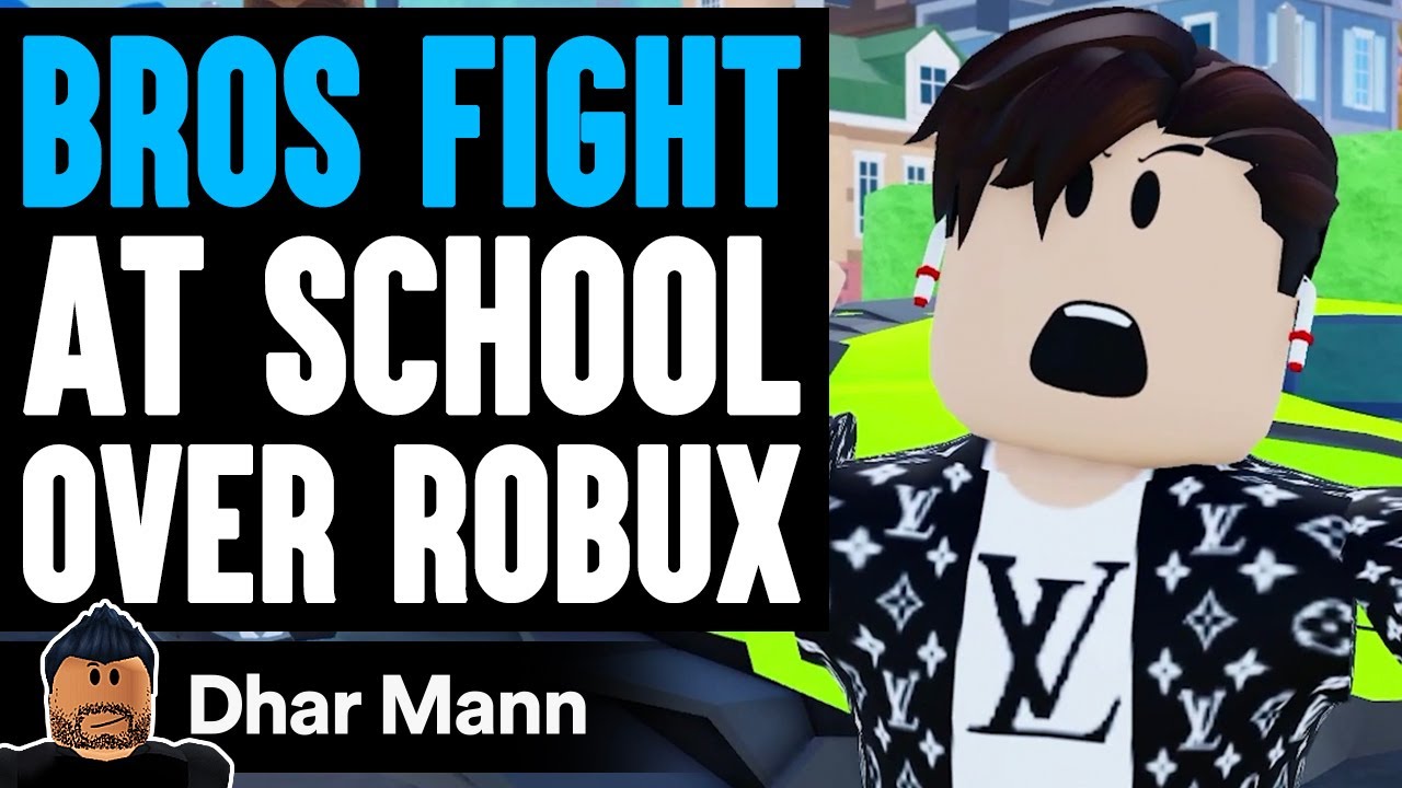 Братаны дерутся в школе из-за робуксов! (Roblox) | Dhar Mann x ShanePlays