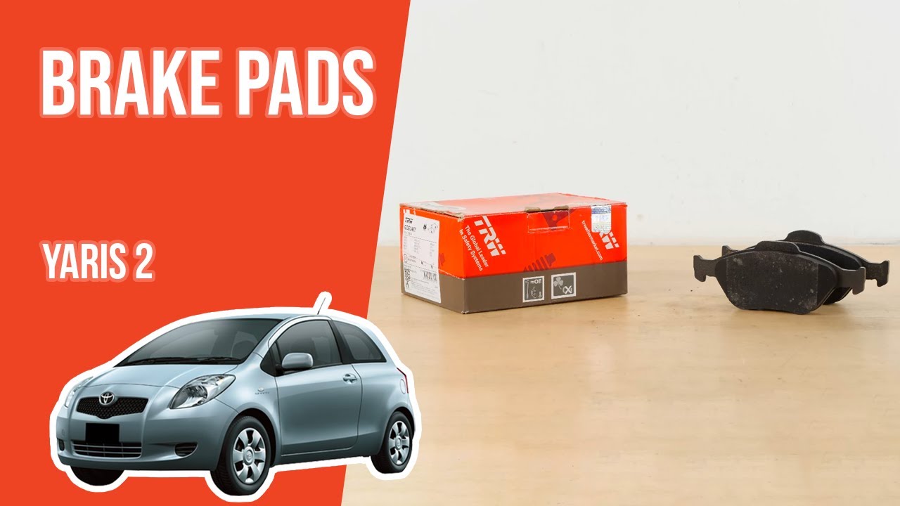 How to replace the front brake pads Yaris mk2 🚗