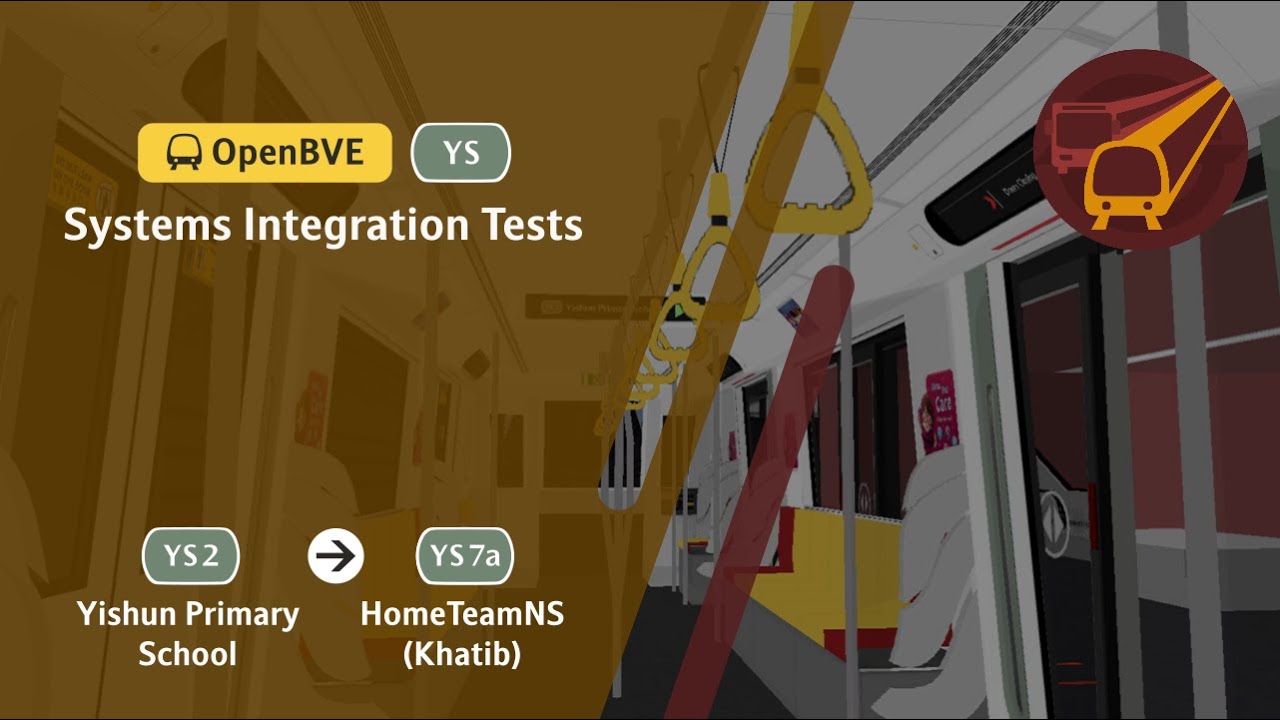 [OpenBVE] (Systems Integration Tests) Ride on Yishun LRT Service A