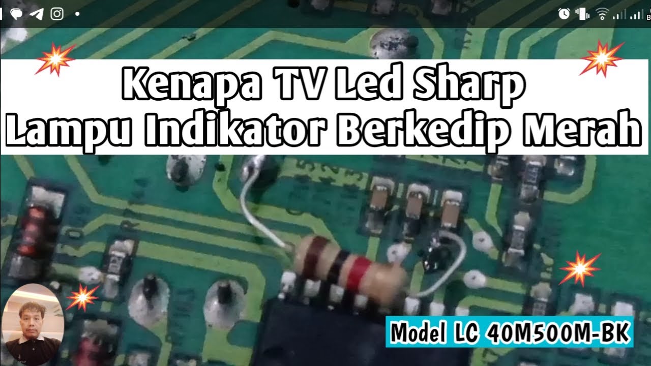 Kenapa TV Led Sharp Lampu Indikator Berkedip Merah