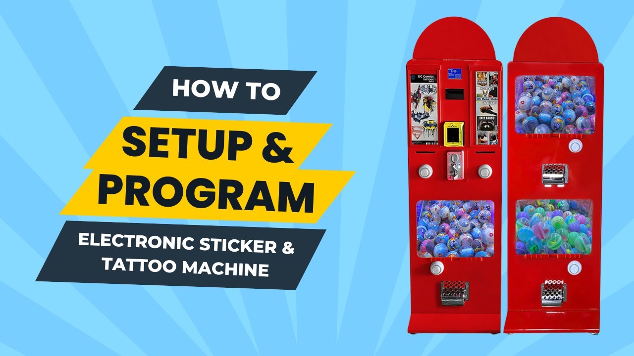 How to Setup & Program the Electronic Sticker & Tattoo Machine