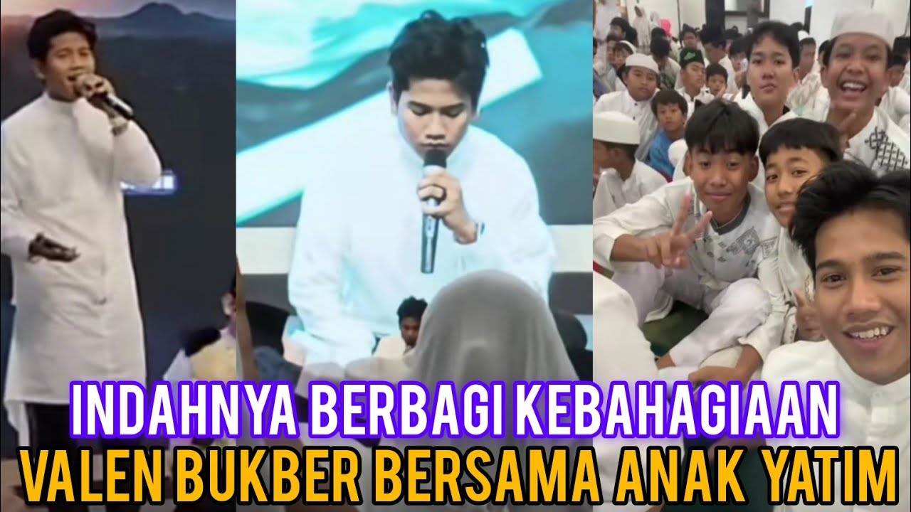 VALEN DAN BU SIWI BUKBER BERSAMA ANAK YATIM & DHUAFA. VALEN NGAJI MERDU BANGET