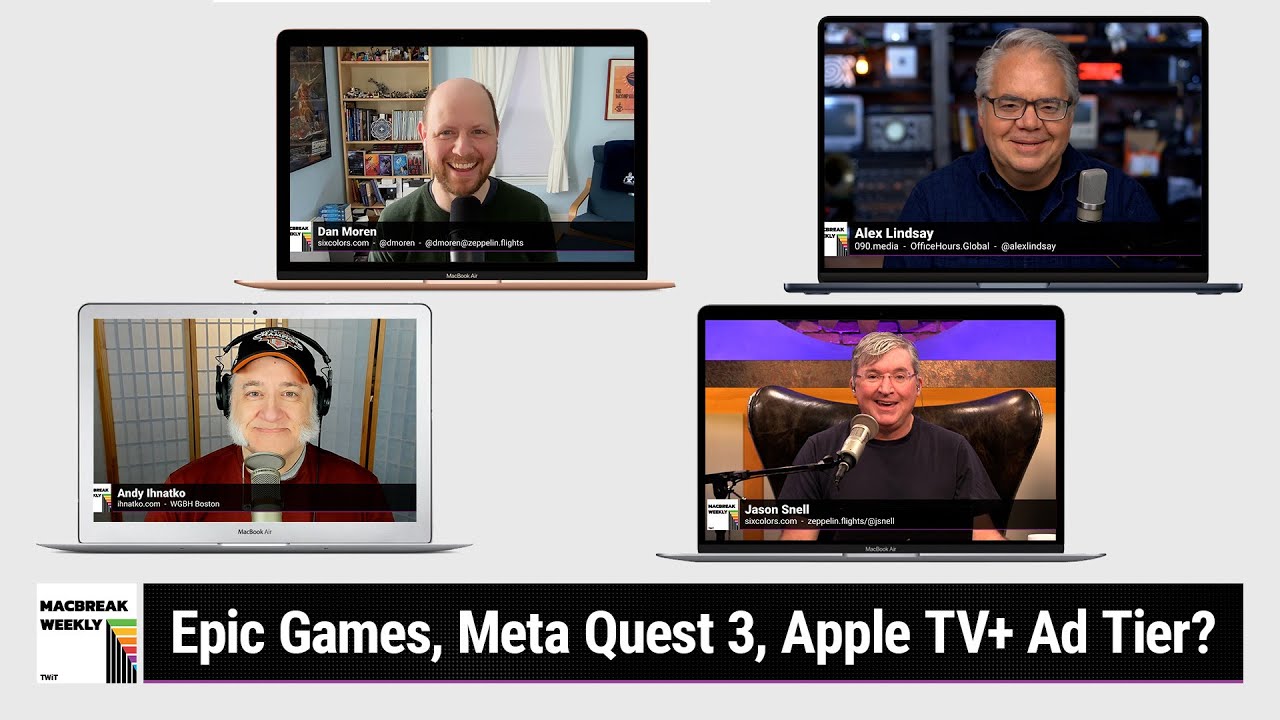 MacBook Air Heritage Club - Epic Games Saga Continues, Meta Quest 3, Apple TV+ Ad Tier?