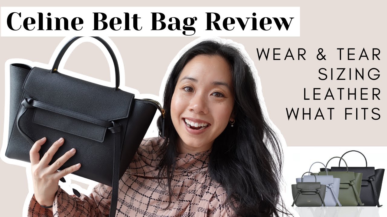 CELINE BELT BAG REVIEW | Size Comparison with Mini, Nano, Micro & Pico Bag, Wear & Tear, WIMB
