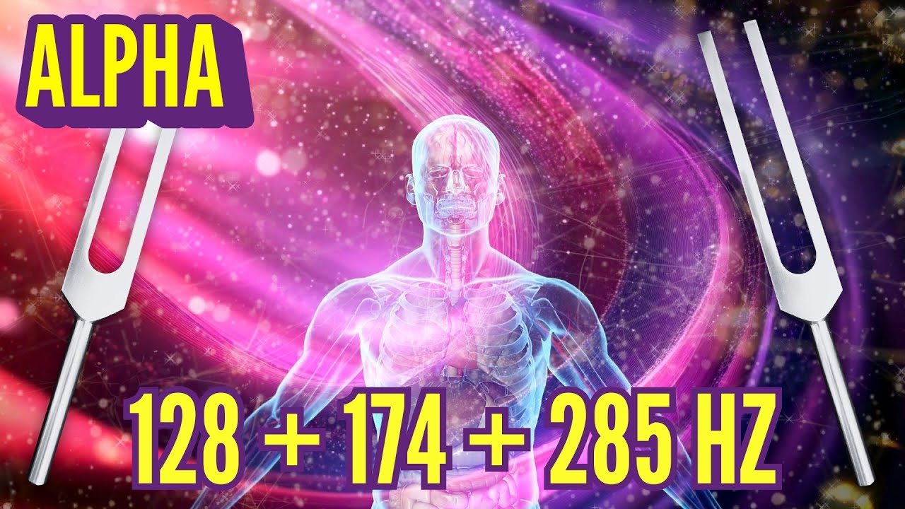 128 Hz + 174 Hz + 285 Hz Tuning Forks ❤️ The Deepest Healing: Whole Body Regeneration (Alpha)
