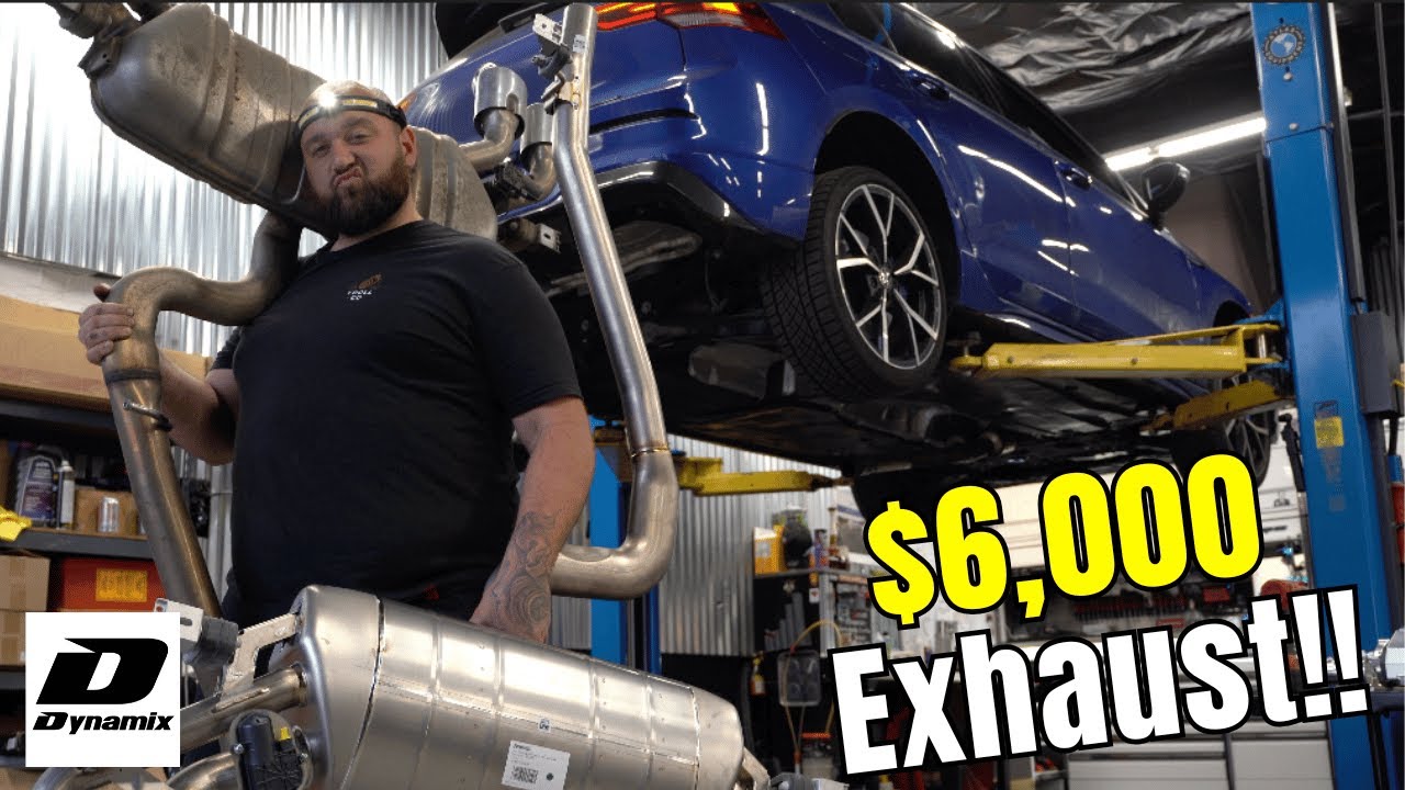 Akrapovic Titanium Exhaust Transforms This MK8 Golf R