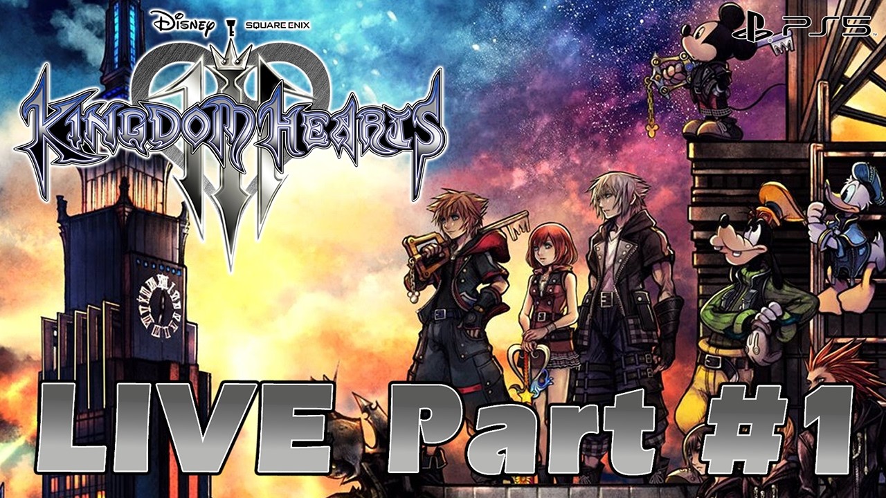 Kingdom Hearts 3 🔴LIVE (FULL GAME) Part 1 - PlayStation 5 or 4