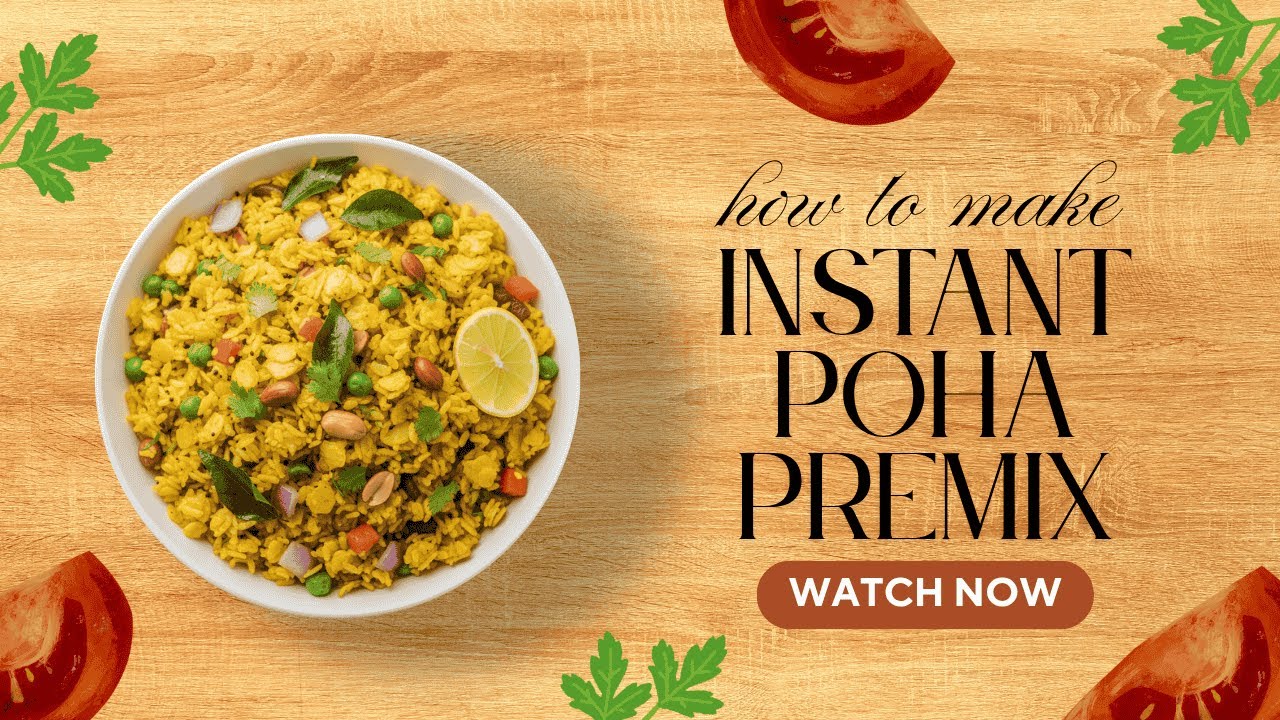 Instant Poha Premix Recipe 🍚 | Quick & Healthy Breakfast at Home! #food