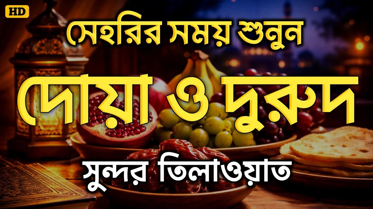 ( সেহরির আগে ও পরে শুনুন ) ক্ষমা প্রাপ্তির জন্য শুনুন।  DUA FOR RAMADAN 2026 BY ALAA AQEL