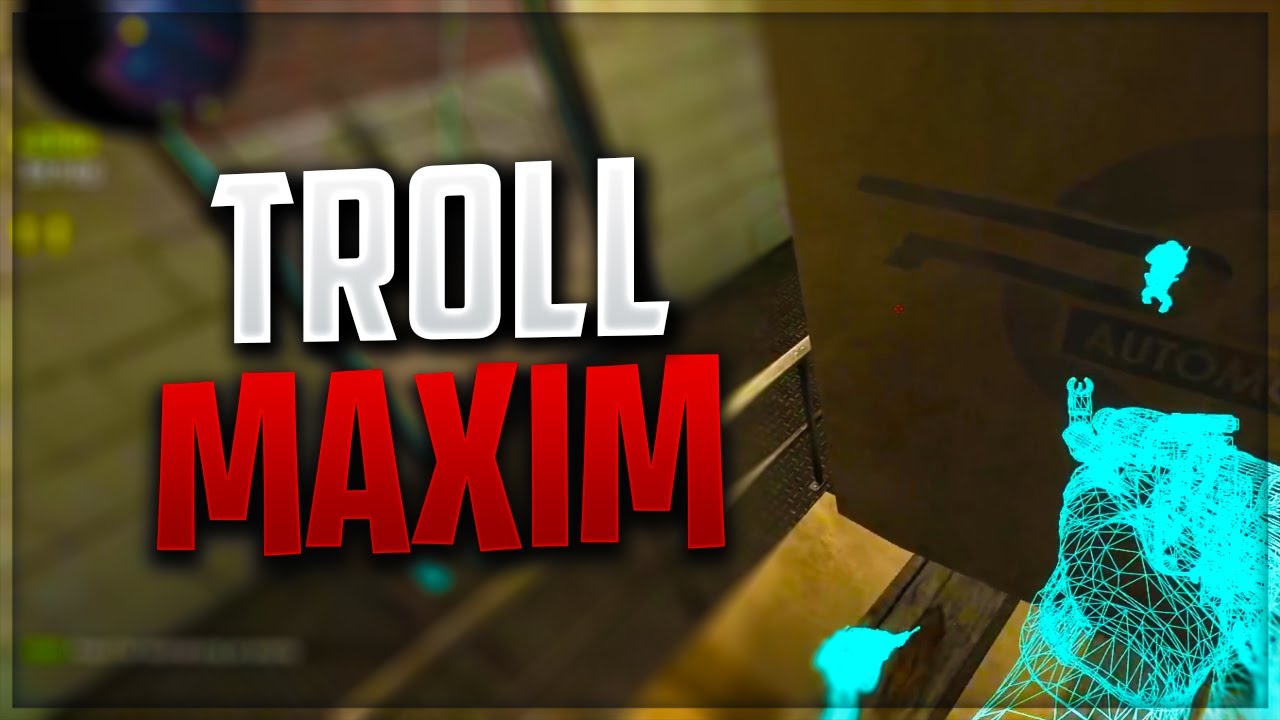 TROLL MAXIM PE CS:GO CU WALLHACK 1V3!