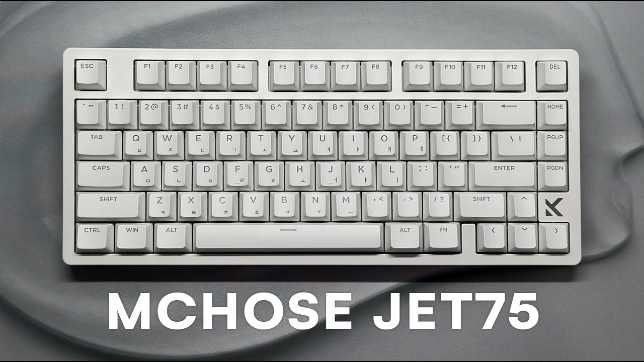 JET75 | 8K 래피드 트리거 자석축 한글각인 국내정발 게이밍키보드 언박싱 & 타건