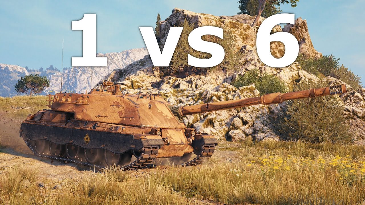 World of Tanks Controcarro 3 Minotauro - 1 vs 6 – Against All Odds!