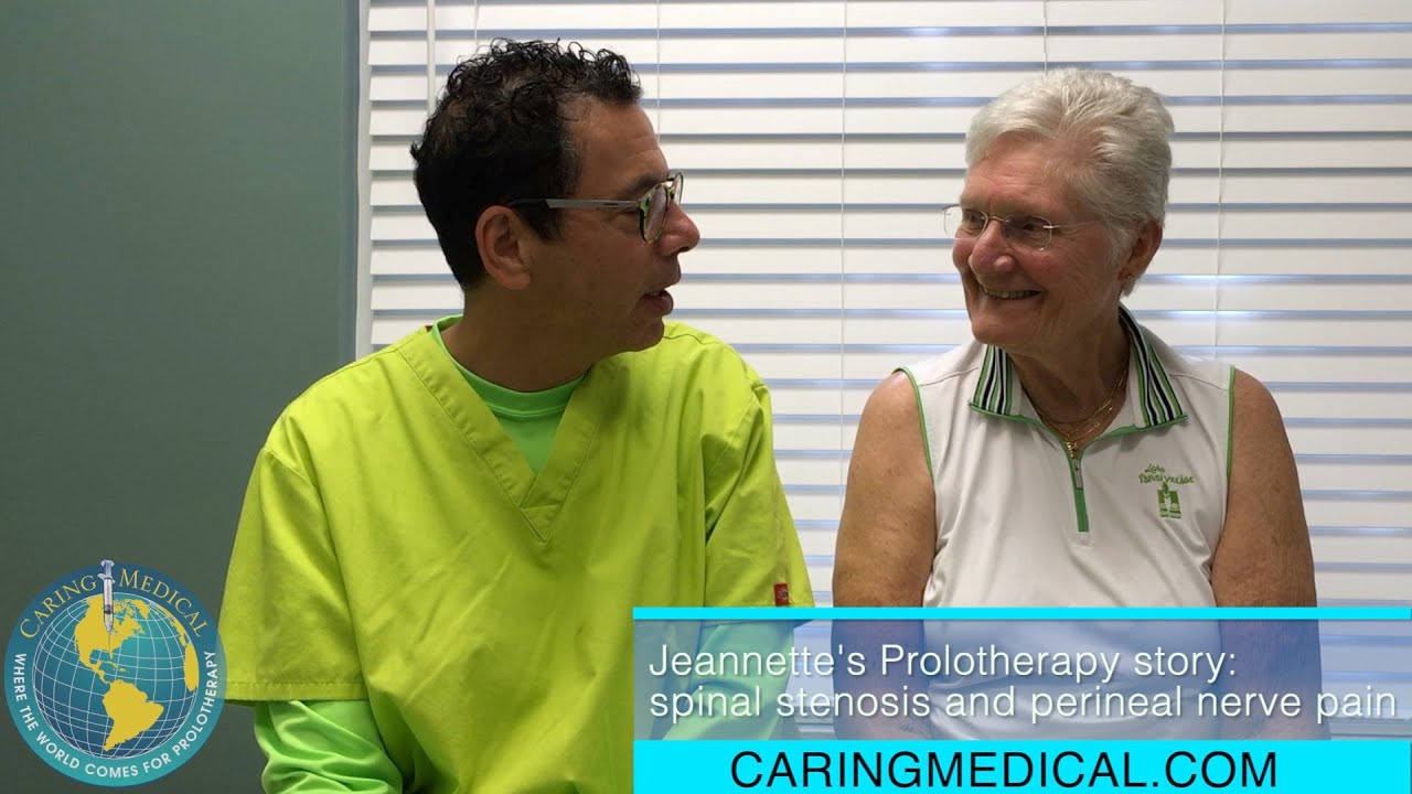 Patient interview: Prolotherapy for spinal stenosis and peroneal nerve pain