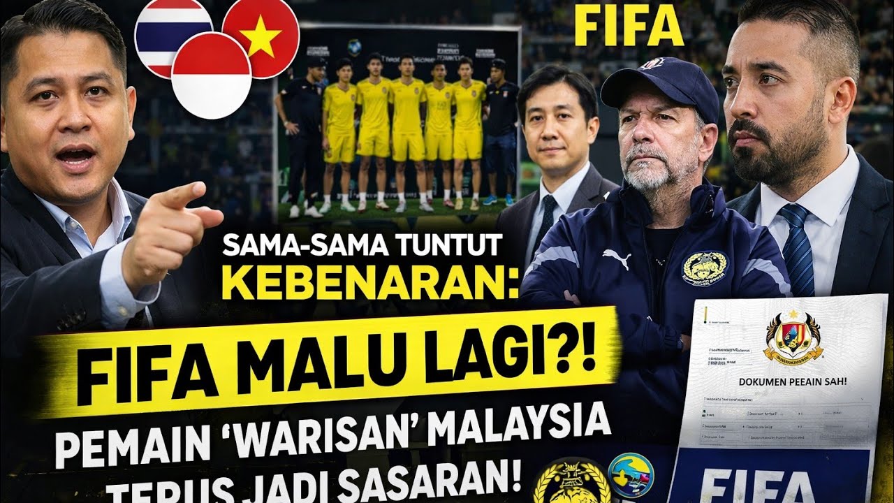 FIFA MALU! Dokumen Pemain Malaysia Sah - NRD Dedah Kebenaran, FAM Tuntut Jawapan! 