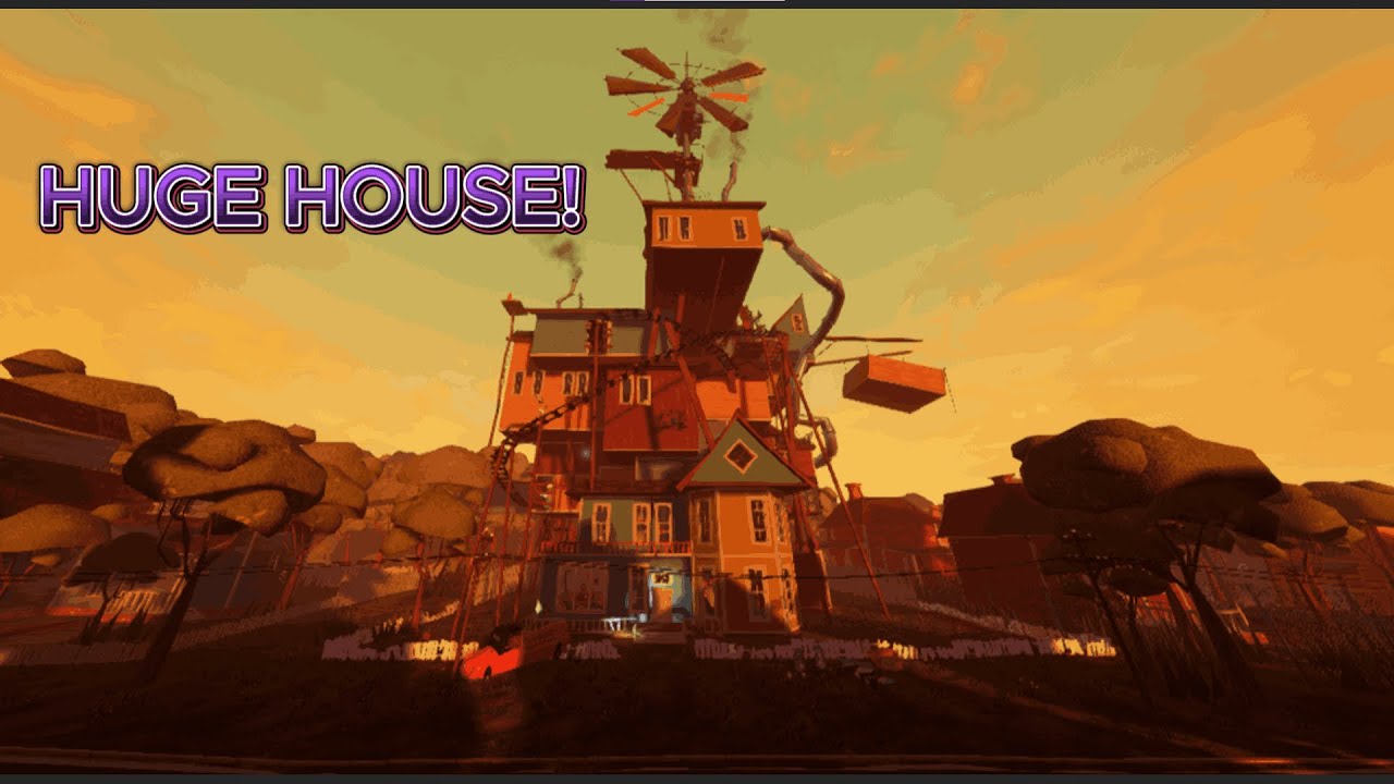 THE NEIGHBOR'S HOUSE IS HUGE! (Hello Neighbor Full Game Act 3 Gameplay)