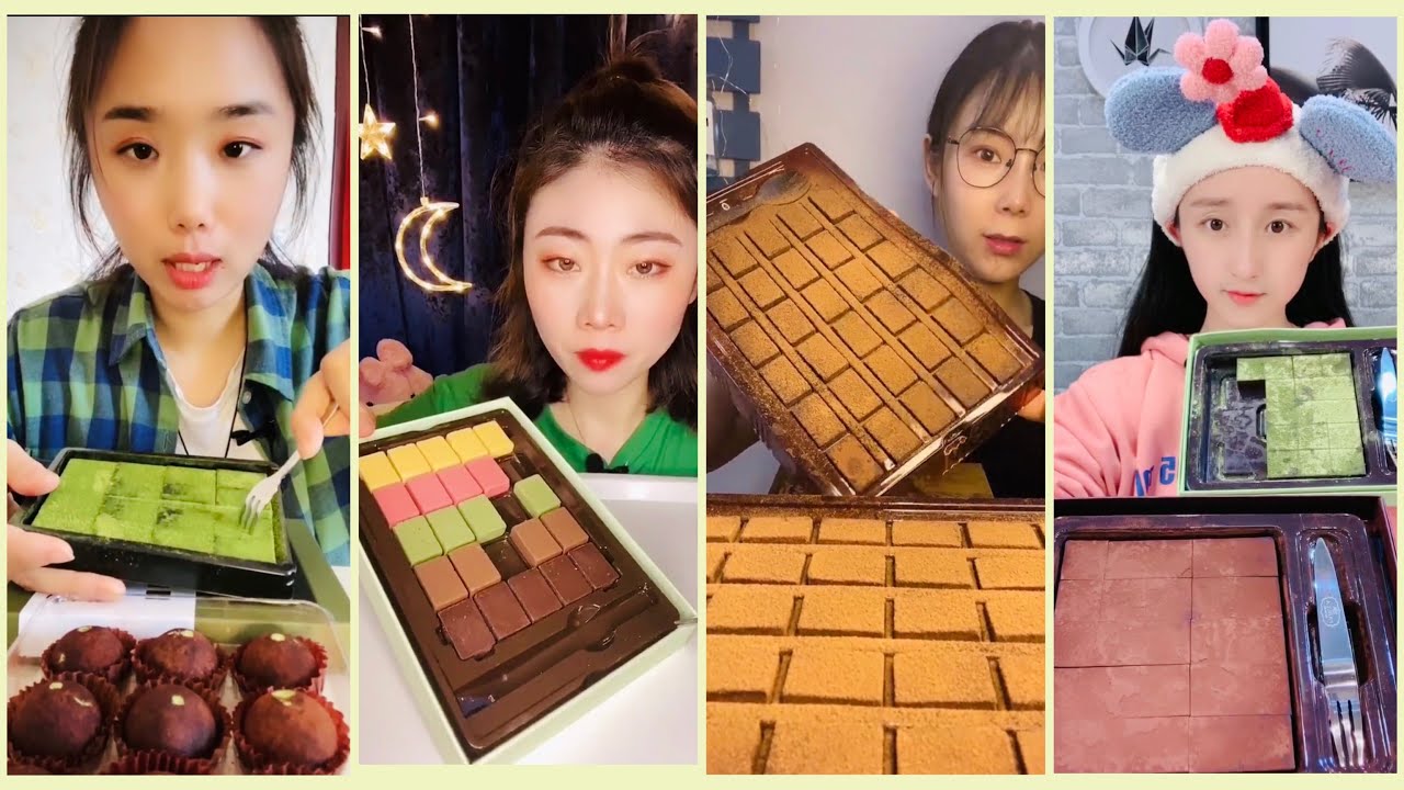 [ASMR Desserts] Chocolate TRUFFLES ASMR/ Mukbang |먹방 | 饮食表演 | Eating Sound