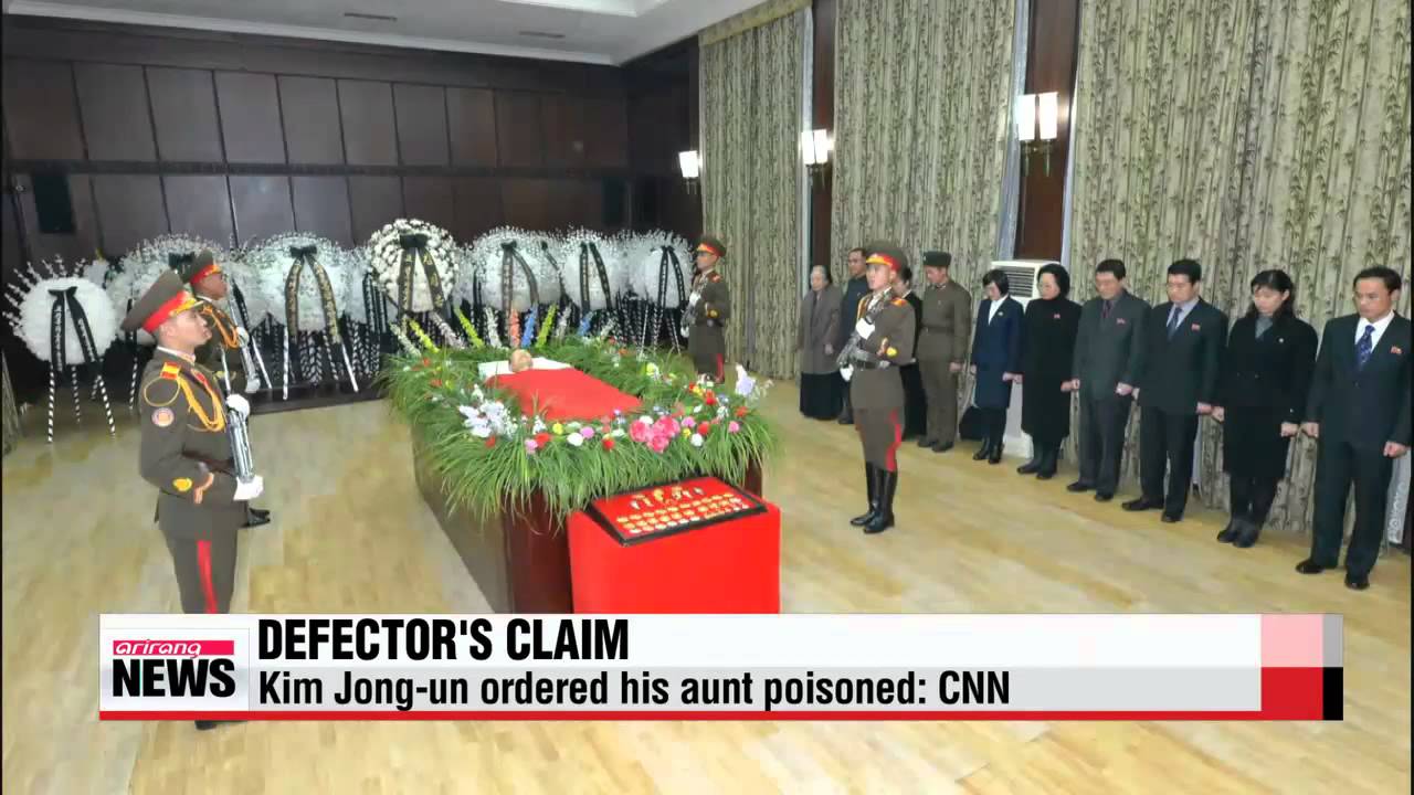 Defector claims North Korean leader poisons his aunt： CNN   CNN &Prime;북한 김정은， 고모