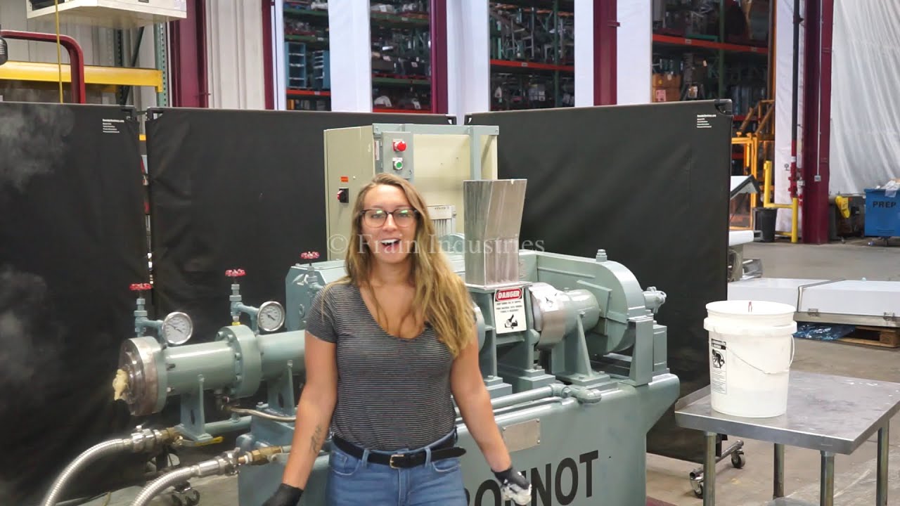 Bonnot Extruder Single Screw 2 1/4 Demonstration