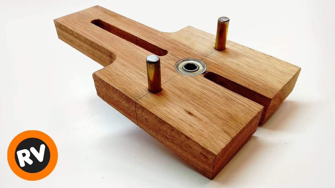 ⭕ GUÍA para TARUGOS de MADERA 👉 Plantilla para CENTRAR y HACER UNIONES con TARUGOS || DOWEL JIG DIY